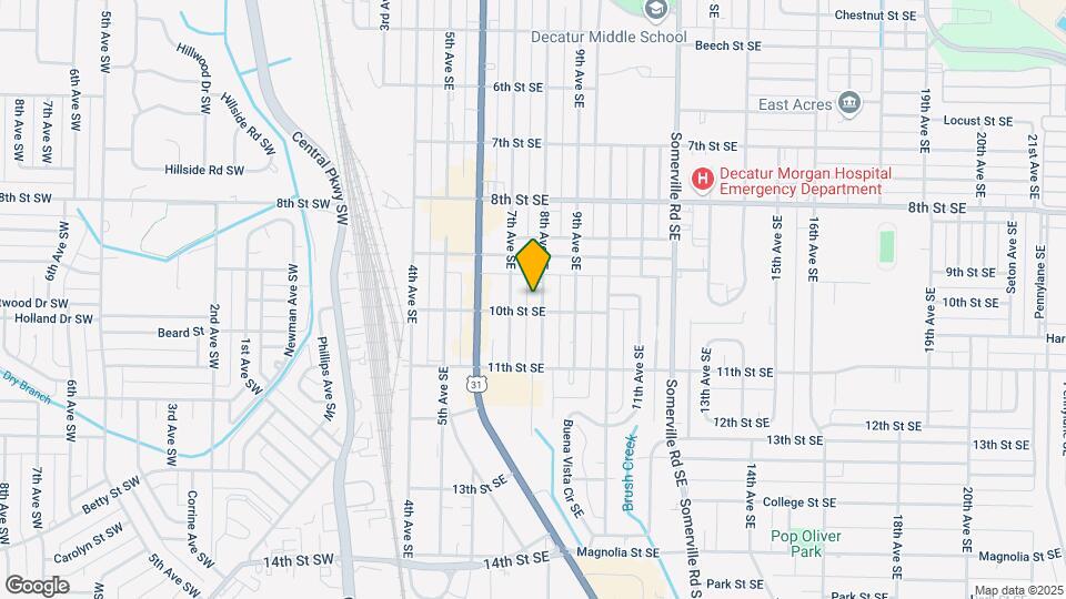 1319 8th Ave SE Map and Location Details