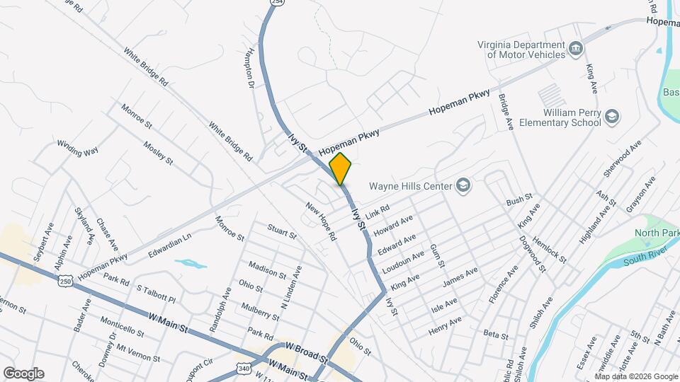 1710 Ivy St Map and Location Details