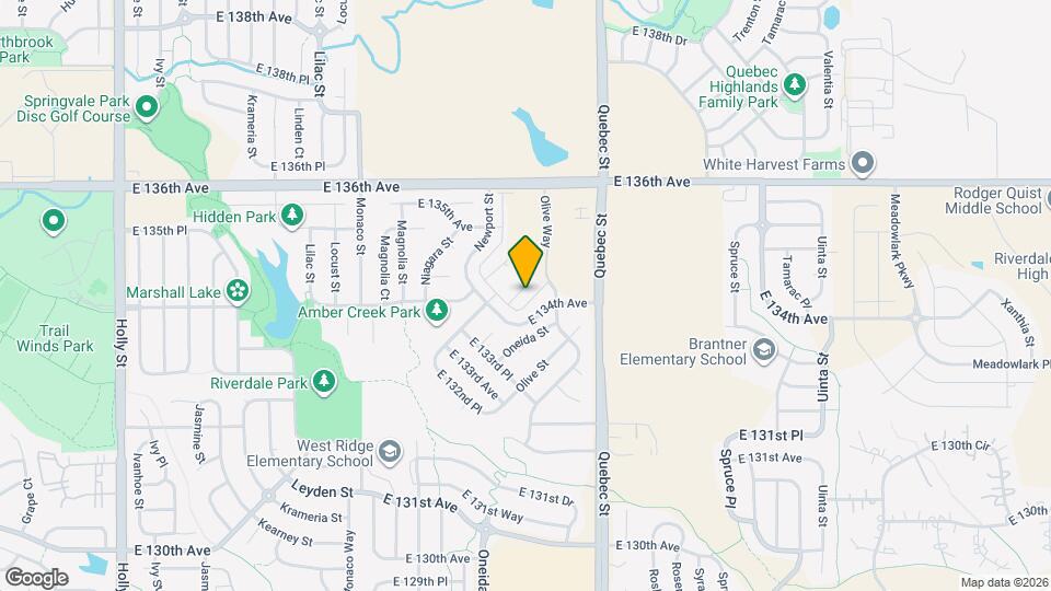 13416 Oneida Ln, Unit 44-303 Map and Location Details