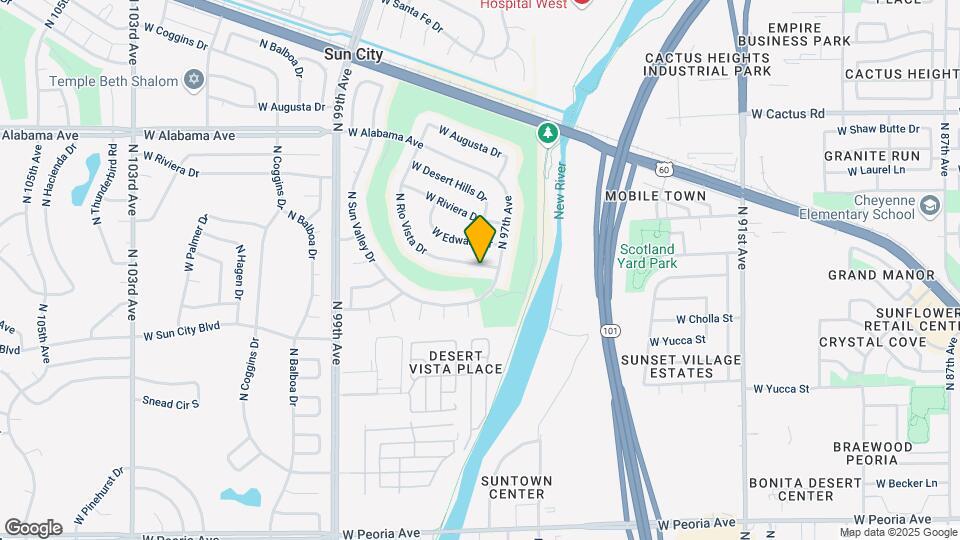 11610 N Rio Vista Dr Mapa y Detalles de la Ubicación