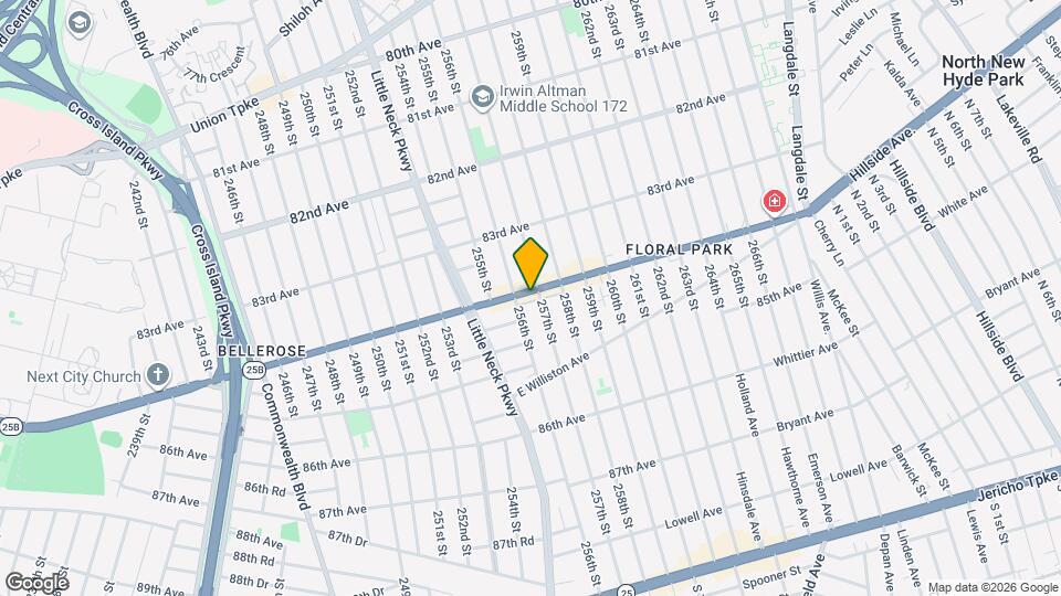25614 Hillside Ave Map and Location Details