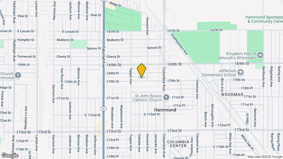 1033 170th St Map and Location Details