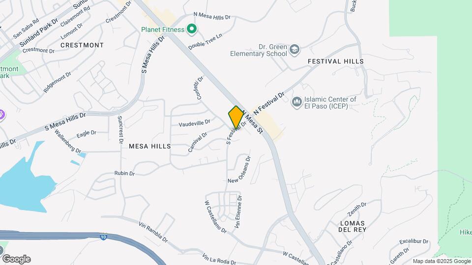 136 N Festival Dr Map and Location Details