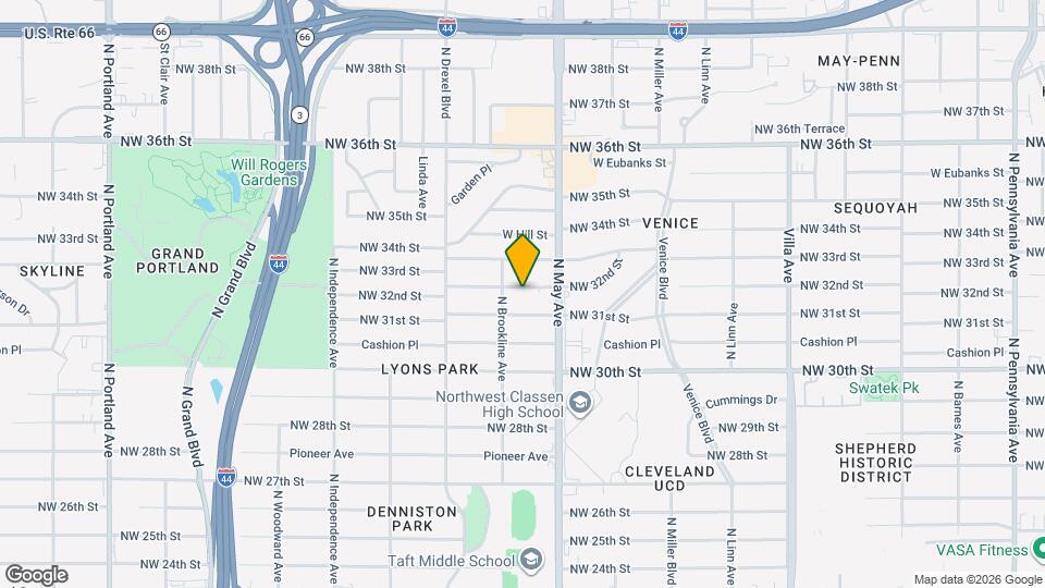 2932 NW 32nd St Map and Location Details