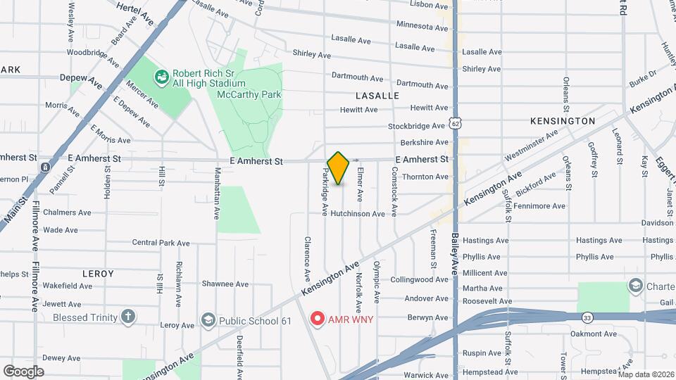 128 Poultney Ave Map and Location Details