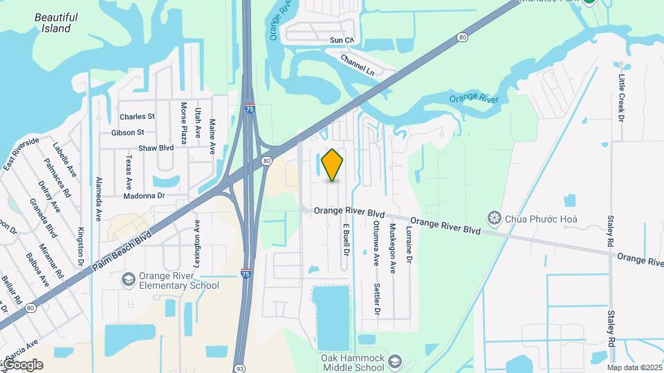 4131-4139 Palm Ln Map and Location Details