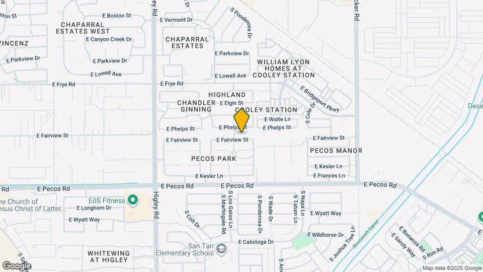 3546 E Fairview St Map and Location Details