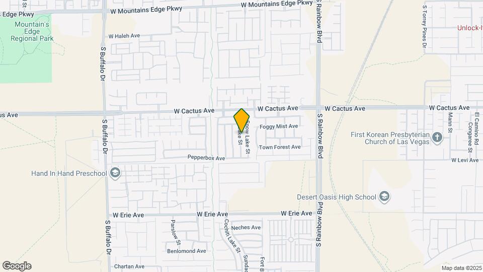 10598 Cliff Lake St Map and Location Details