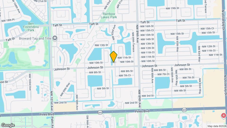 920 NW 92nd Ave Map and Location Details