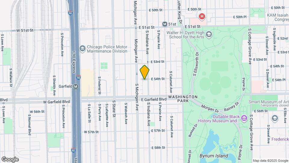 5406 S Indiana Ave Map and Location Details