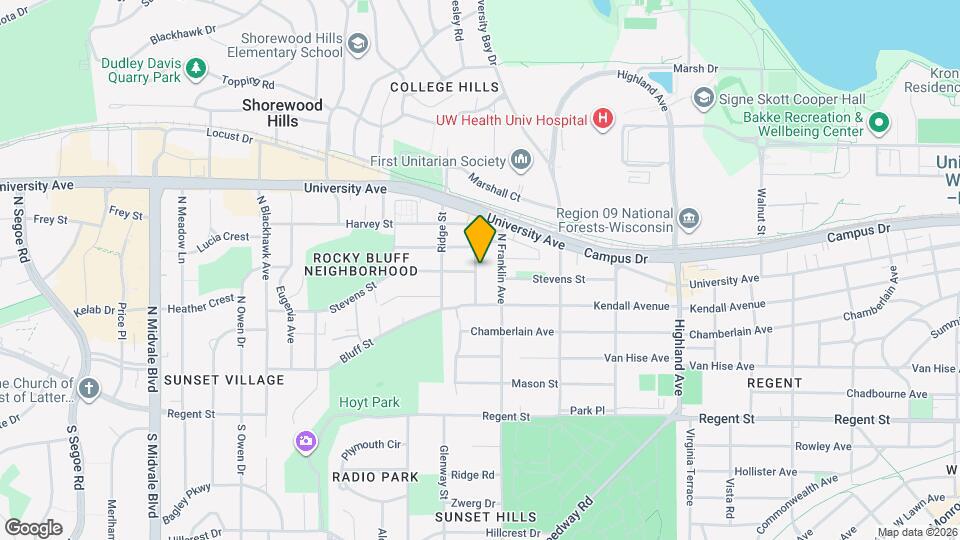 501 Shepard Terrace Mapa y Detalles de la Ubicación