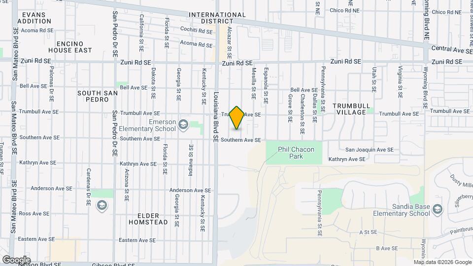 635 Chama St SE Map and Location Details