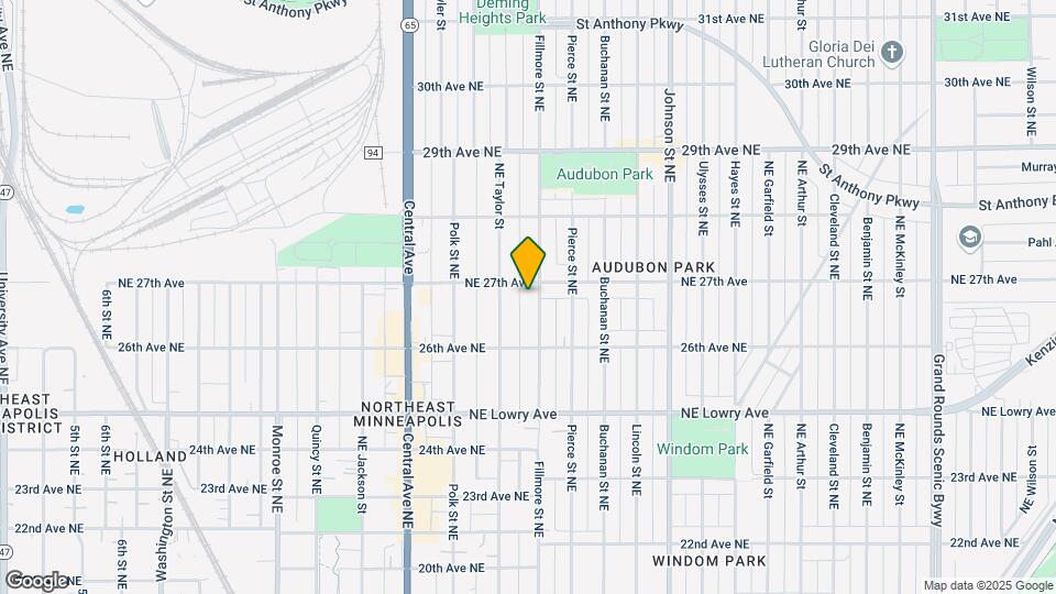 2640 Fillmore St NE Map and Location Details