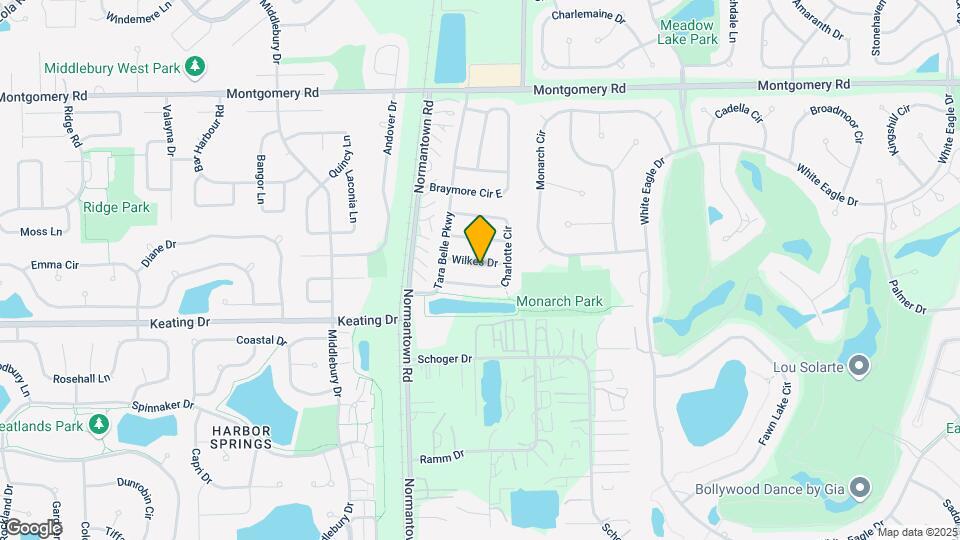 3423 Wilkes Dr Map and Location Details