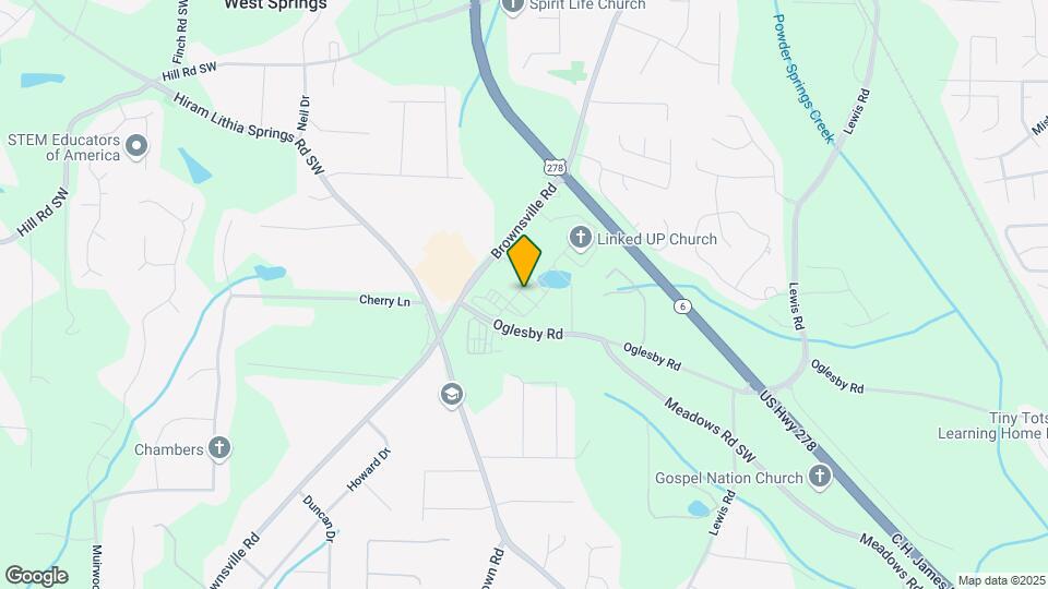 Heartwood Powder Springs Map and Location Details
