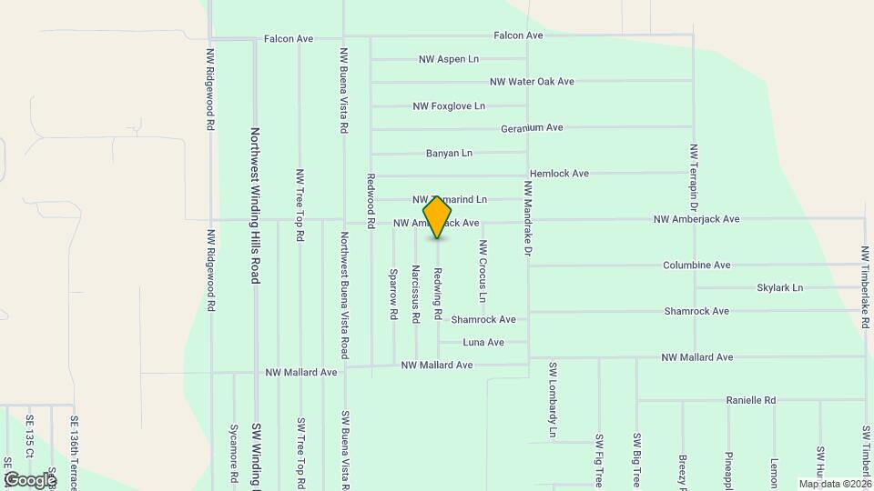 594 Redwing Rd Mapa y Detalles de la Ubicación