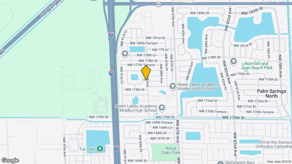 17460 NW 89th Ave Map and Location Details