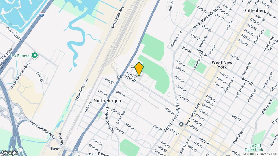 1506 52nd St, Unit 1 Bedroom Map and Location Details