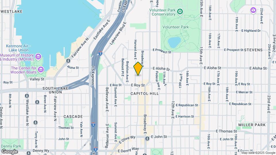 724 Harvard Ave Map and Location Details