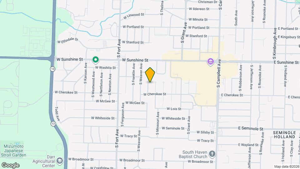 1932 S Broadway Ave Map and Location Details