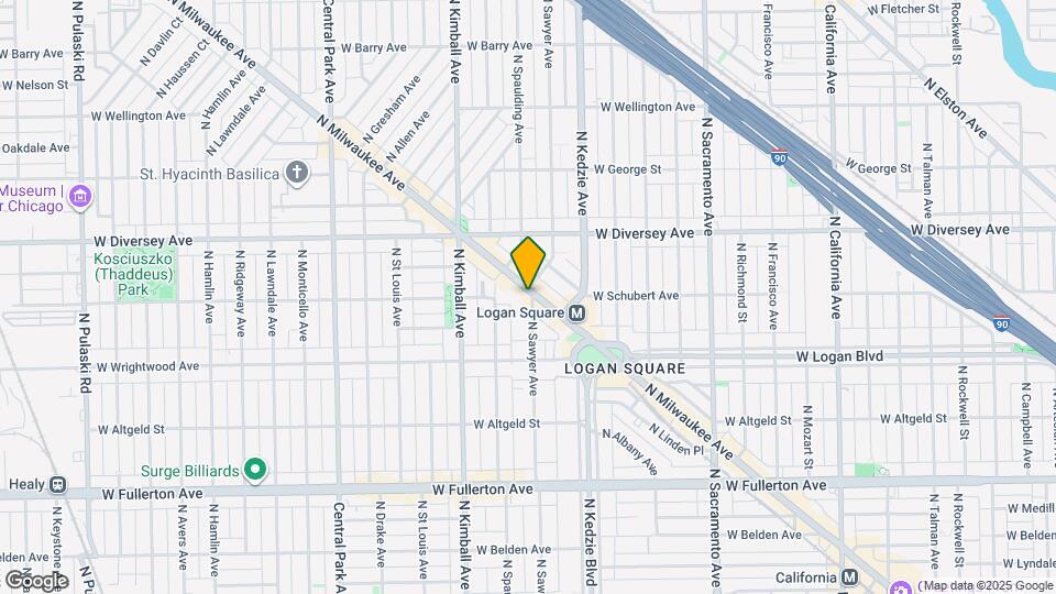 2700 N Milwaukee Ave, Unit 215 Map and Location Details