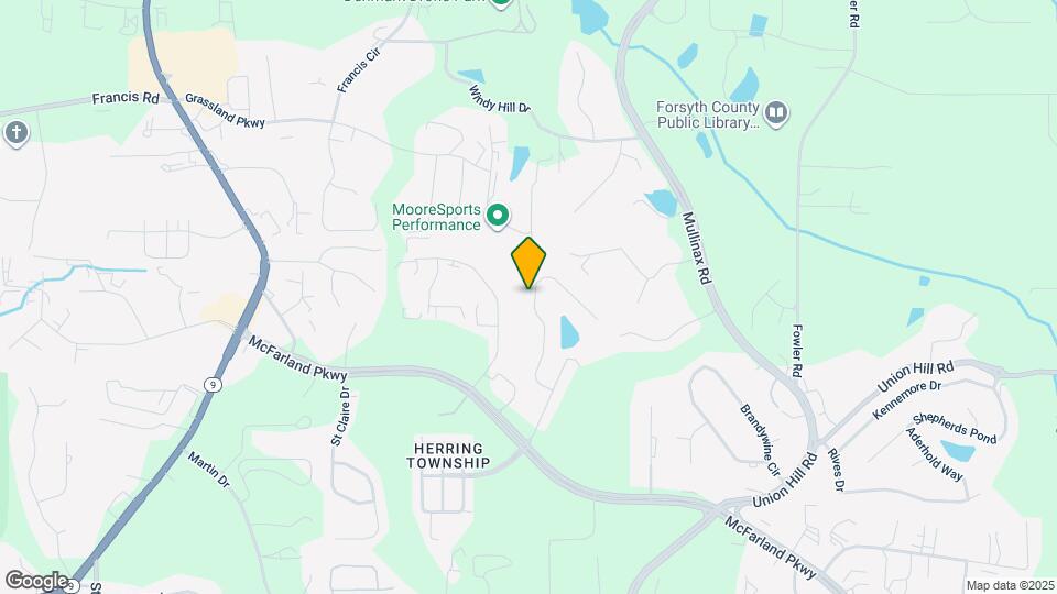 489 Windstone Trail Map and Location Details