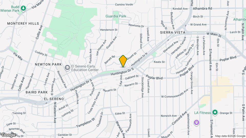 5241 Huntington Dr N Map and Location Details