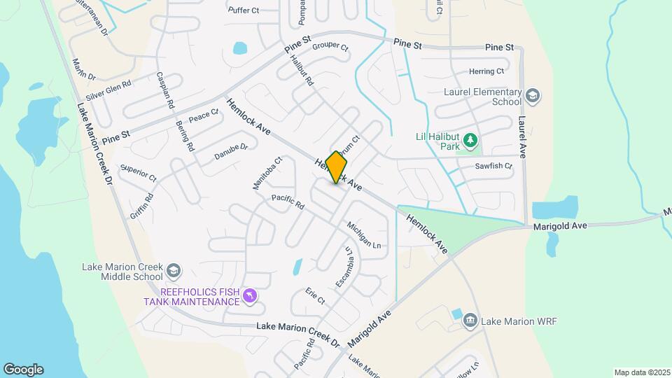 1906 Manatee Ct Map and Location Details