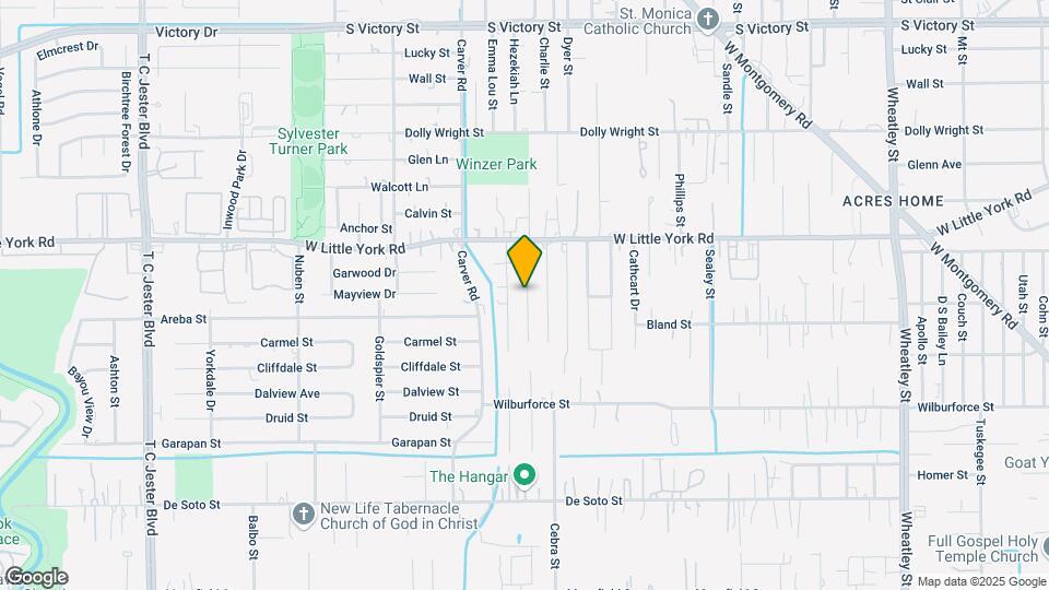 6725 Bunche Dr Map and Location Details
