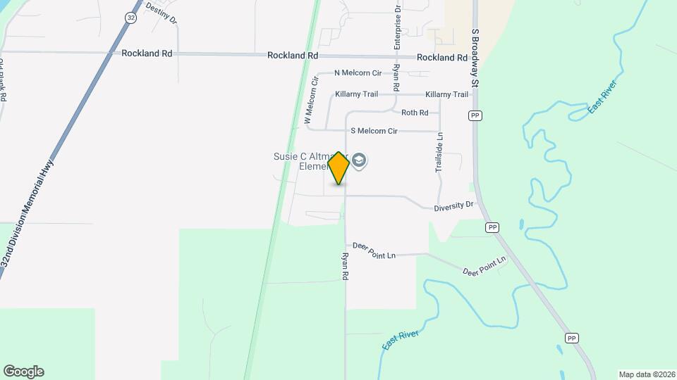 635 Diversity Dr Map and Location Details