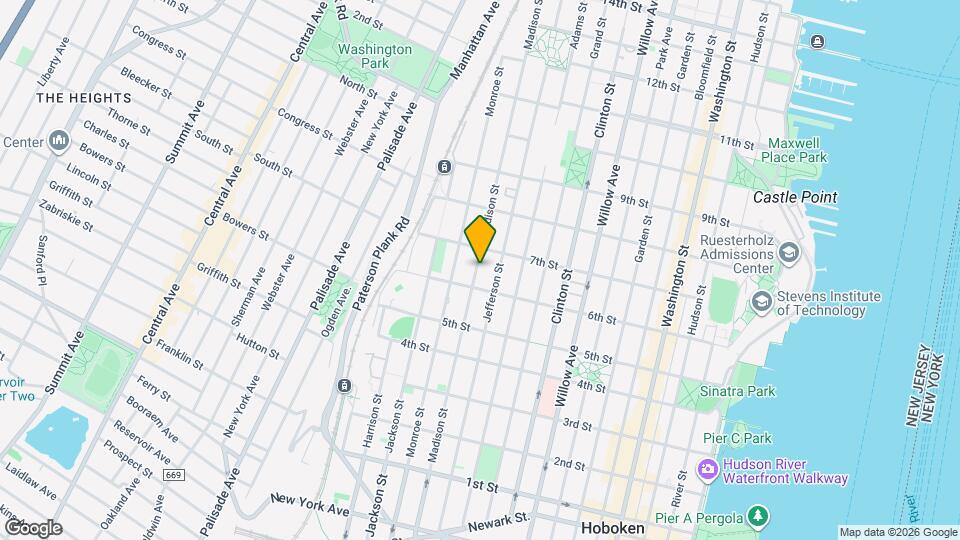 600 Jefferson St Map and Location Details