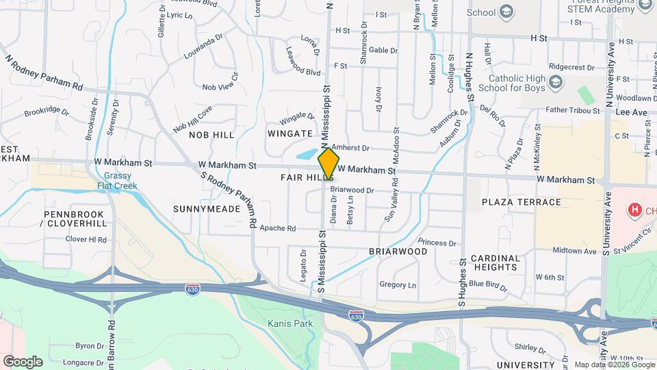 7510 Briarwood Dr Map and Location Details