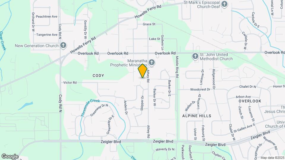 6559 Athey Ct Map and Location Details