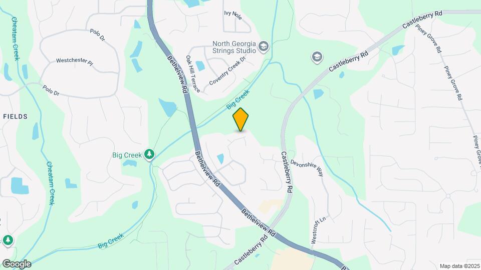 5855 Branch Valley Way Map and Location Details