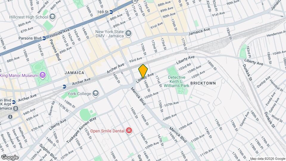 168-42 Liberty Ave Map and Location Details