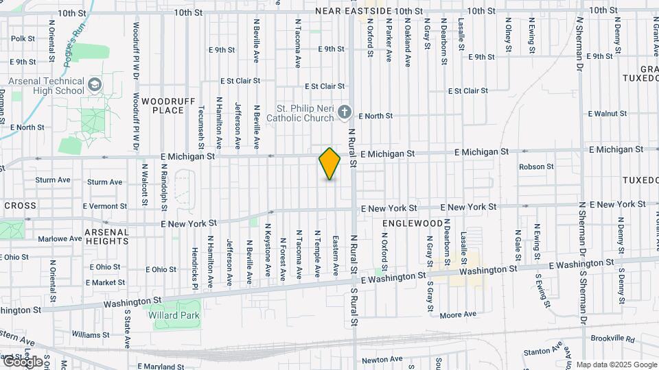 406 Eastern Ave Map and Location Details