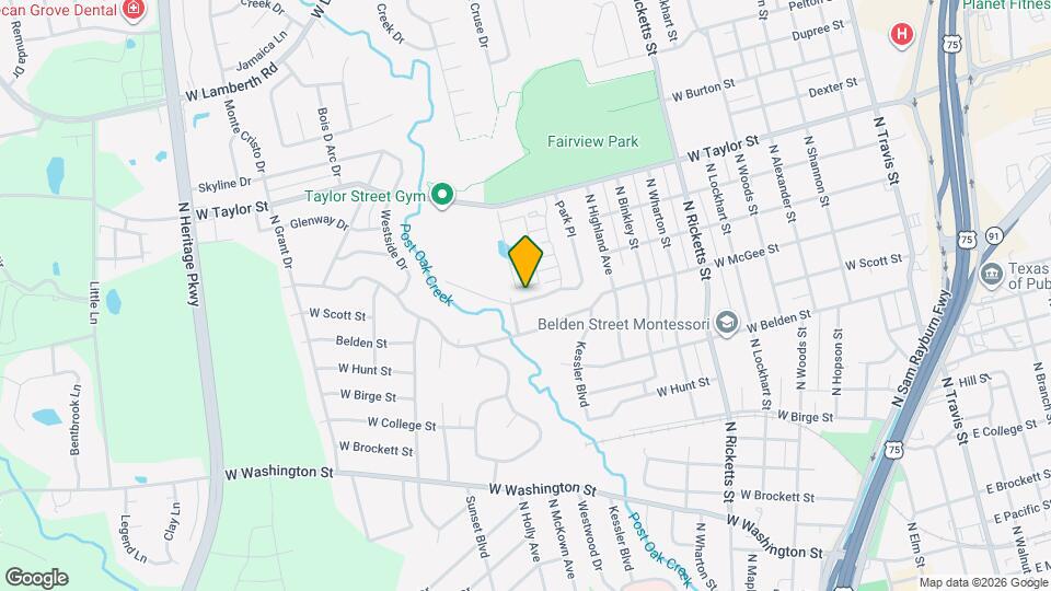 Creekside Condominiums Map and Location Details