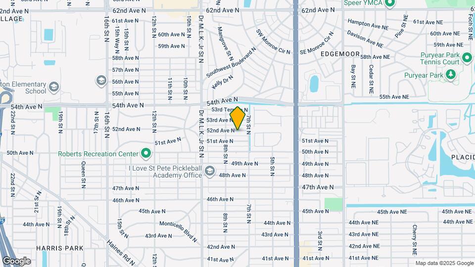 740 52nd Ave N Map and Location Details