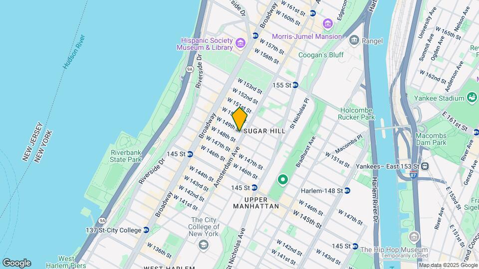 1792 Amsterdam Ave Mapa y Detalles de la Ubicación
