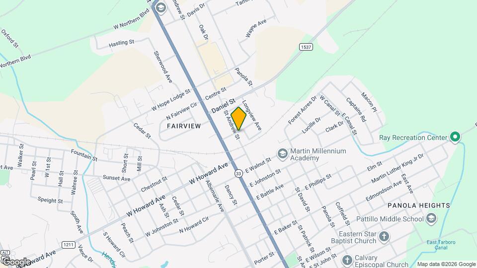 1613 St Andrew St Map and Location Details