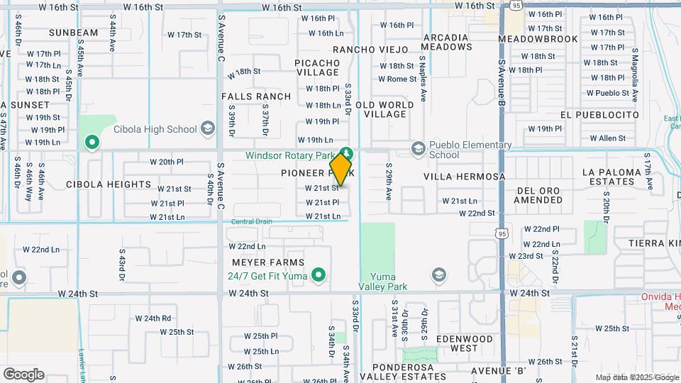 3411 W 21st St Map and Location Details