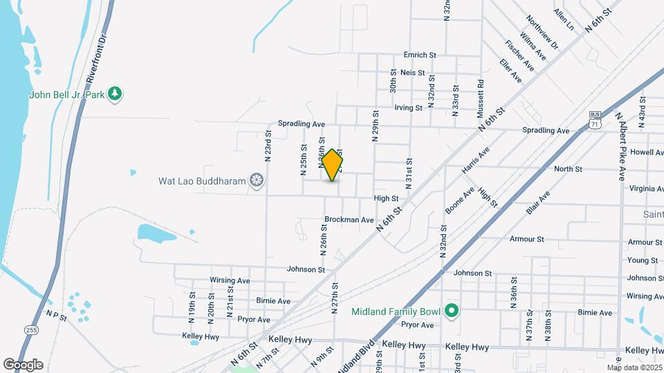 2608 Virginia Ave Map and Location Details
