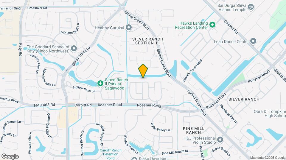 26922 Mustang Retreat Ln Map and Location Details