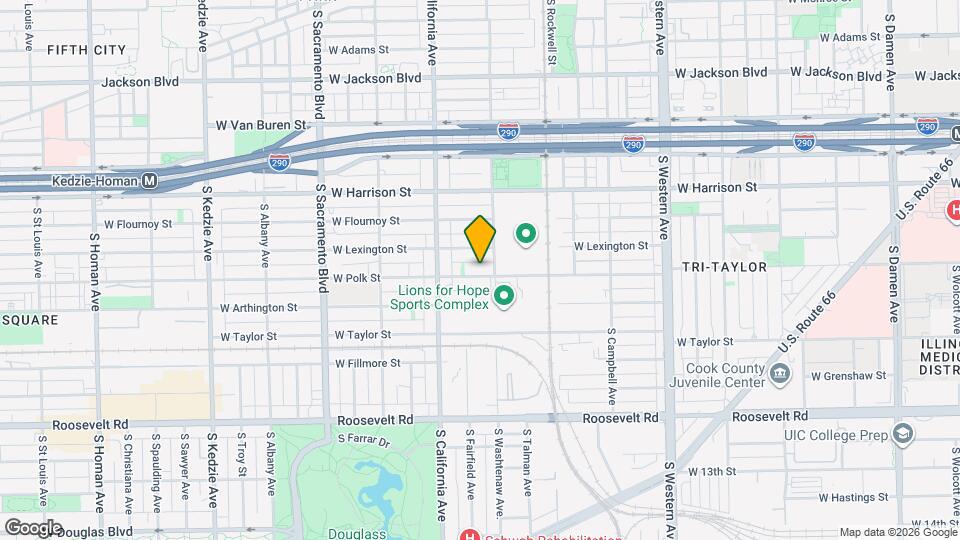 2714 W Polk St, Unit Floor 2 Mapa y Detalles de la Ubicación