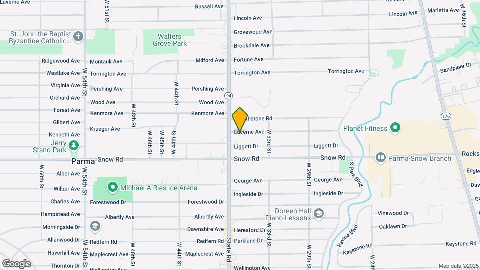 3433 Lucerne Ave Map and Location Details