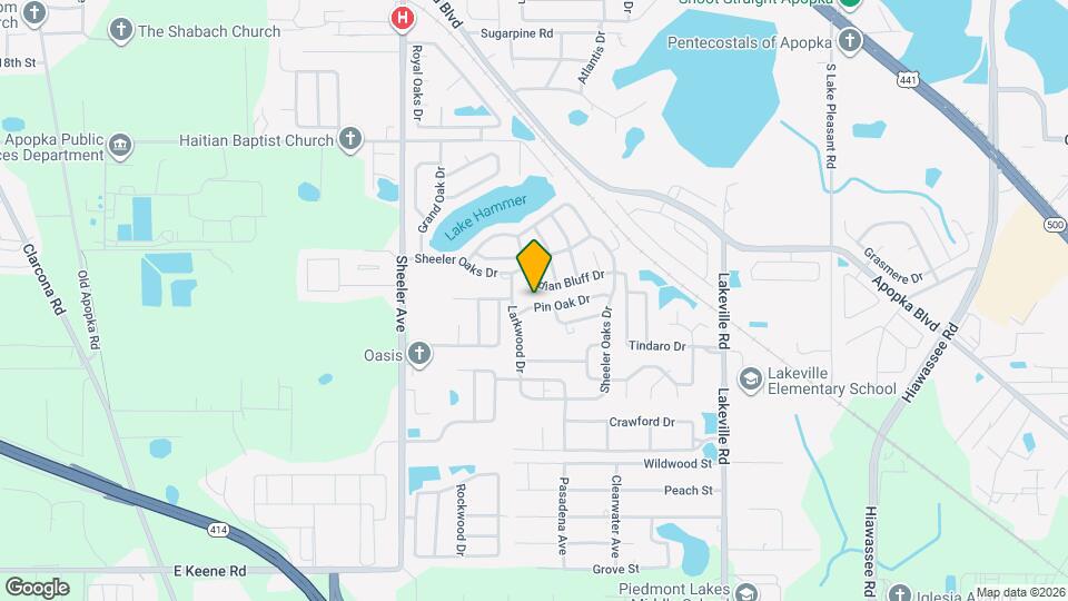 1183 Pin Oak Dr Mapa y Detalles de la Ubicación