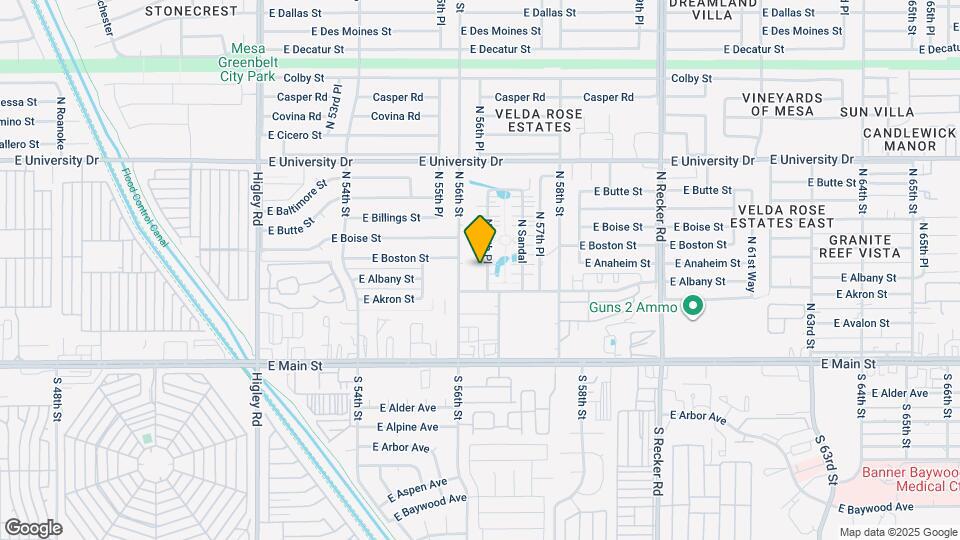 148 N 56th Pl Map and Location Details