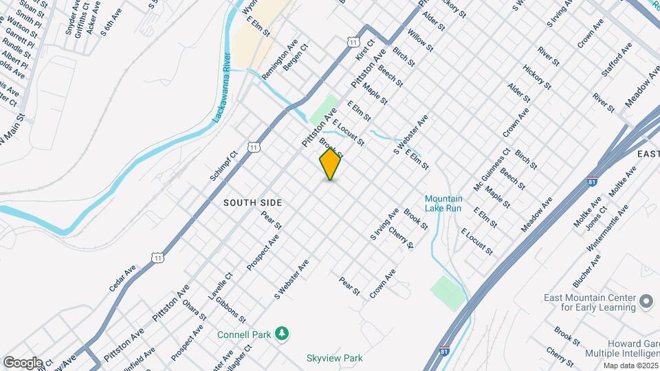 1405 Prospect Ave Map and Location Details