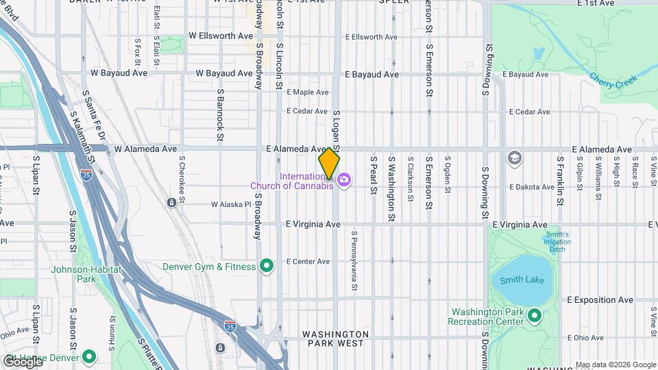 397 S Logan St Map and Location Details