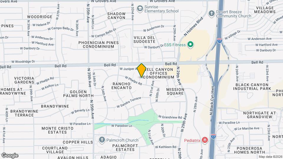 16811 N 32nd Ave Map and Location Details